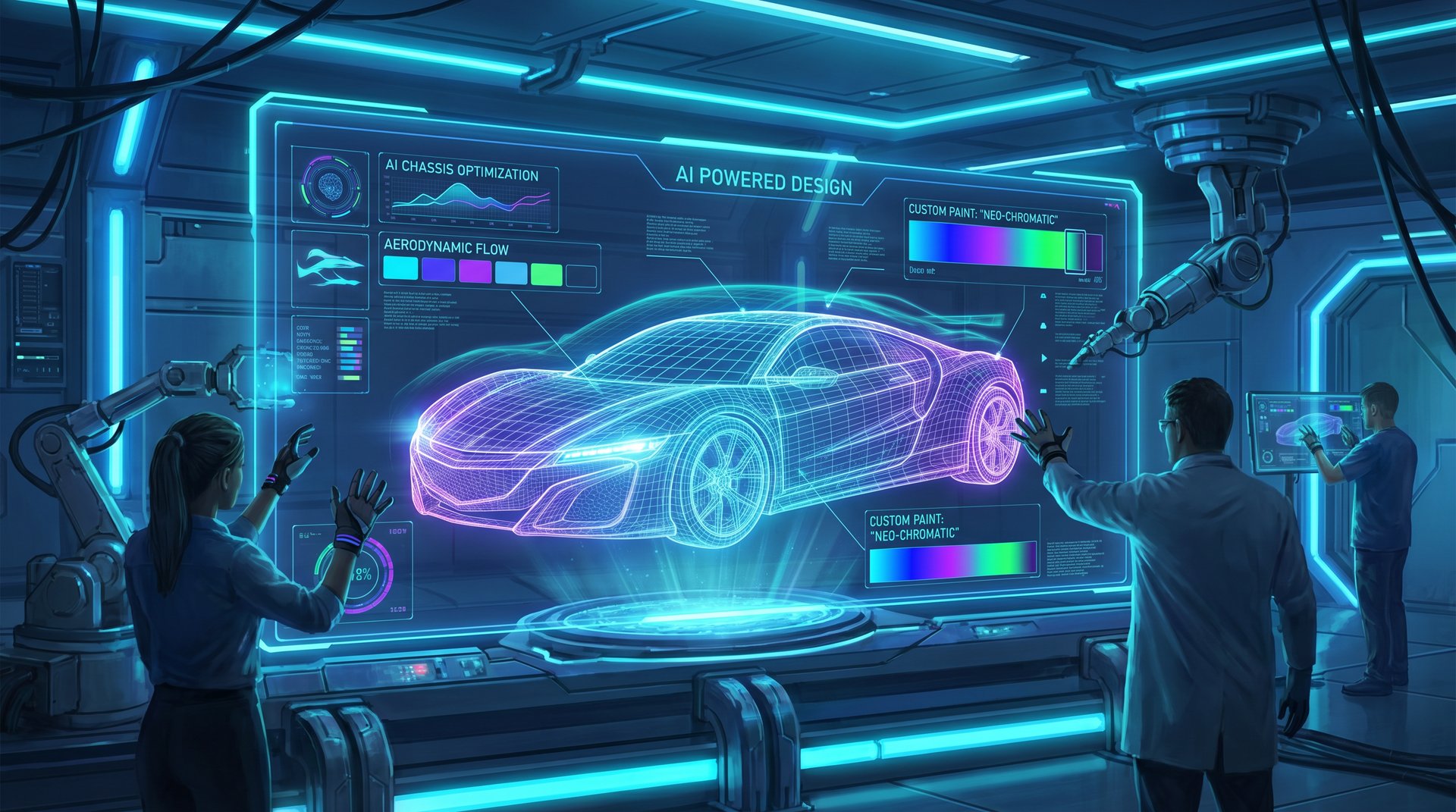 抖阴AI智能汽车改装设计